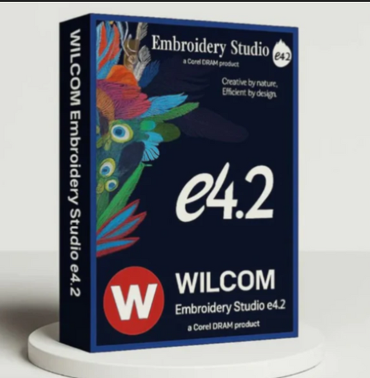 Wilcom e4.2 Embroidery Software, Create Stunning Designs, Advanced Embroidery Tool, Perfect for Designers